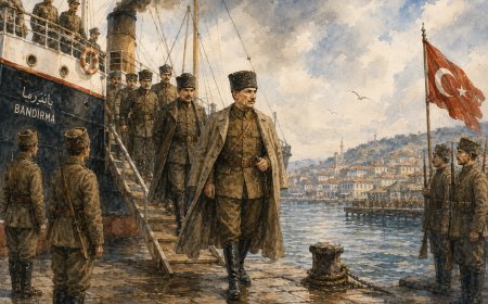 Landing of Mustafa Kemal Atatürk sparks national struggle