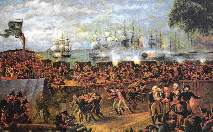 British capture Charleston deals major blow to American forces