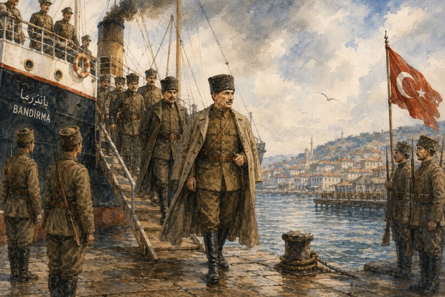 Landing of Mustafa Kemal Atatürk sparks national struggle