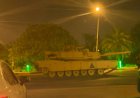 A dramatic lockdown of baghdads secure green zone for anti corruption operations