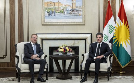 President Nechirvan Barzani and the French Ambassador discuss regional developments