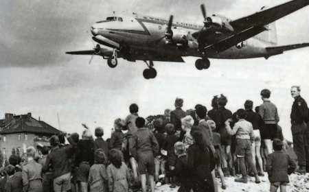 The Soviet blockade isolates Berlin