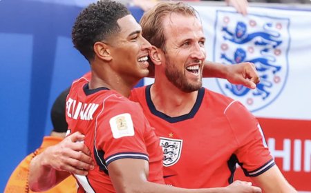 Bellingham to the rescue yet again as England book date with DR Congo
