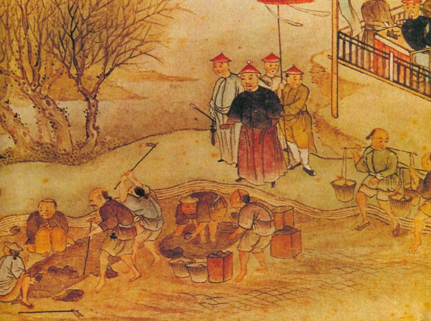 The destruction of contraband in Humen, China