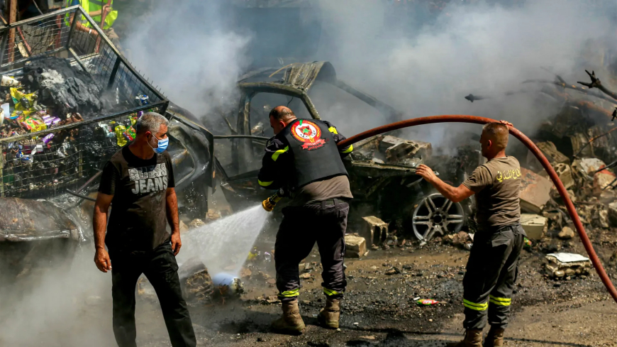 Israeli airstrikes kill paramedics as Lebanese army chief visits Pakistan