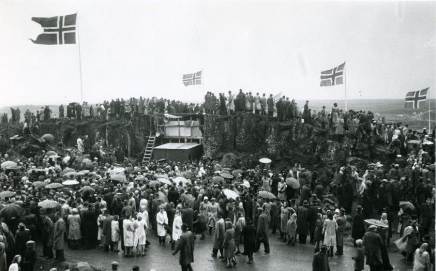 The birth of a sovereign nation as Iceland establishes an independent republic