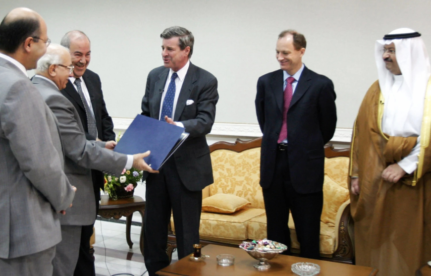 A surprise transfer of sovereign authority in baghdad