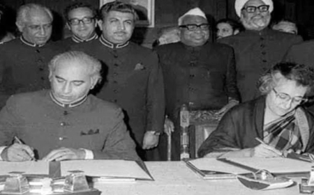 The signing of the Simla Agreement