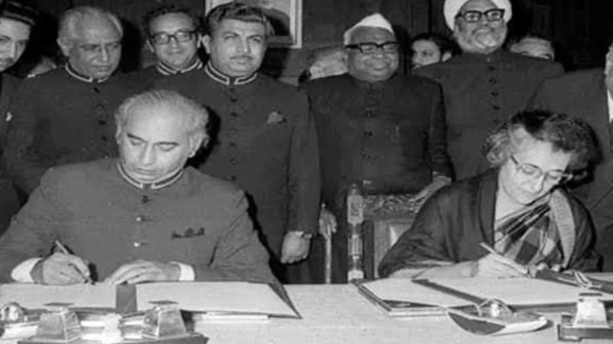 The signing of the Simla Agreement