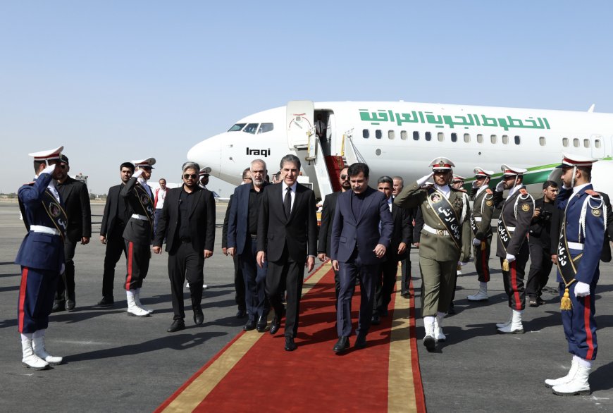 President Nechirvan Barzani visits Iran