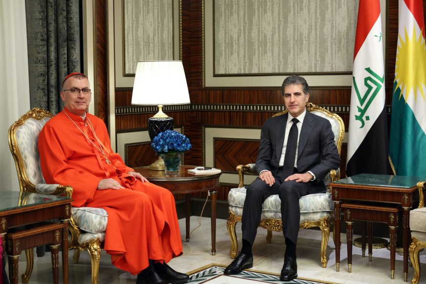 President Nechirvan Barzani meets with Patriarch of the Chaldean Church