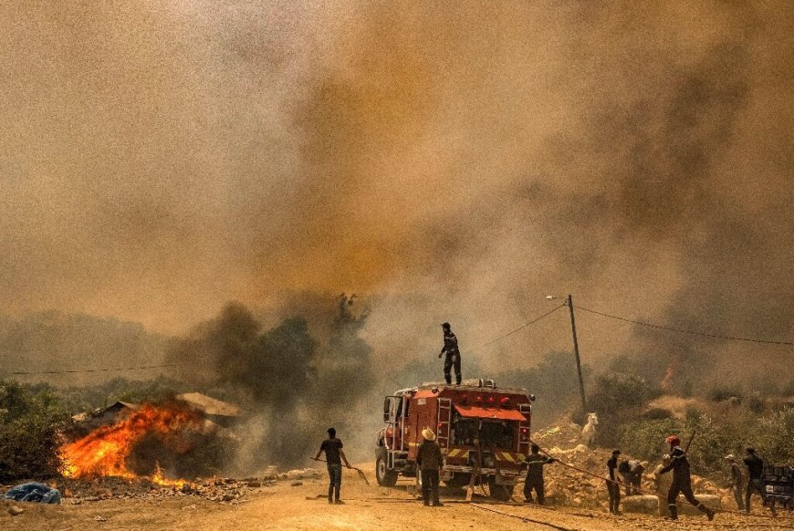 Morocco battles destructive wildfire amid extreme heat warning