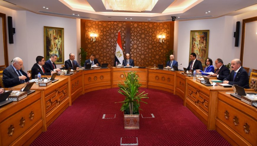 Diplomatic envoys from Algeria Tunisia and Egypt unite in Algiers to promote lasting political peace consensus across neighboring Libya today