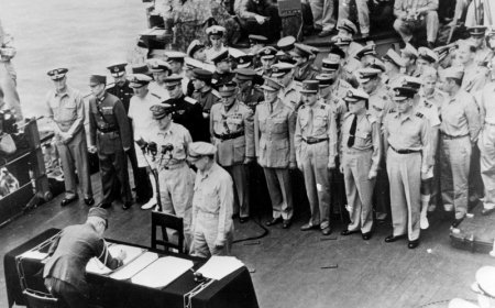 Japan sends conditional surrender offer to Allied powers following atomic attacks and Soviet invasion