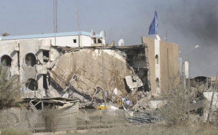 Devastating truck bombing targets United Nations headquarters in Baghdad
