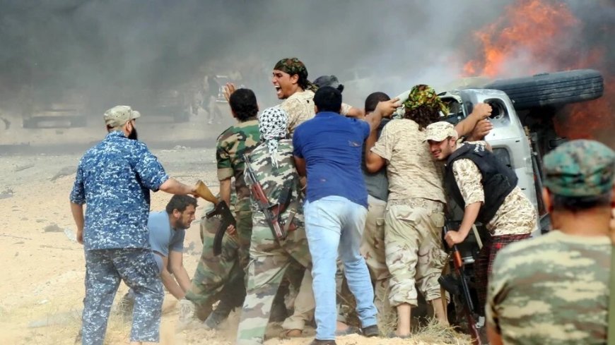 Fierce militia battles disrupt coastal transit across western Libya