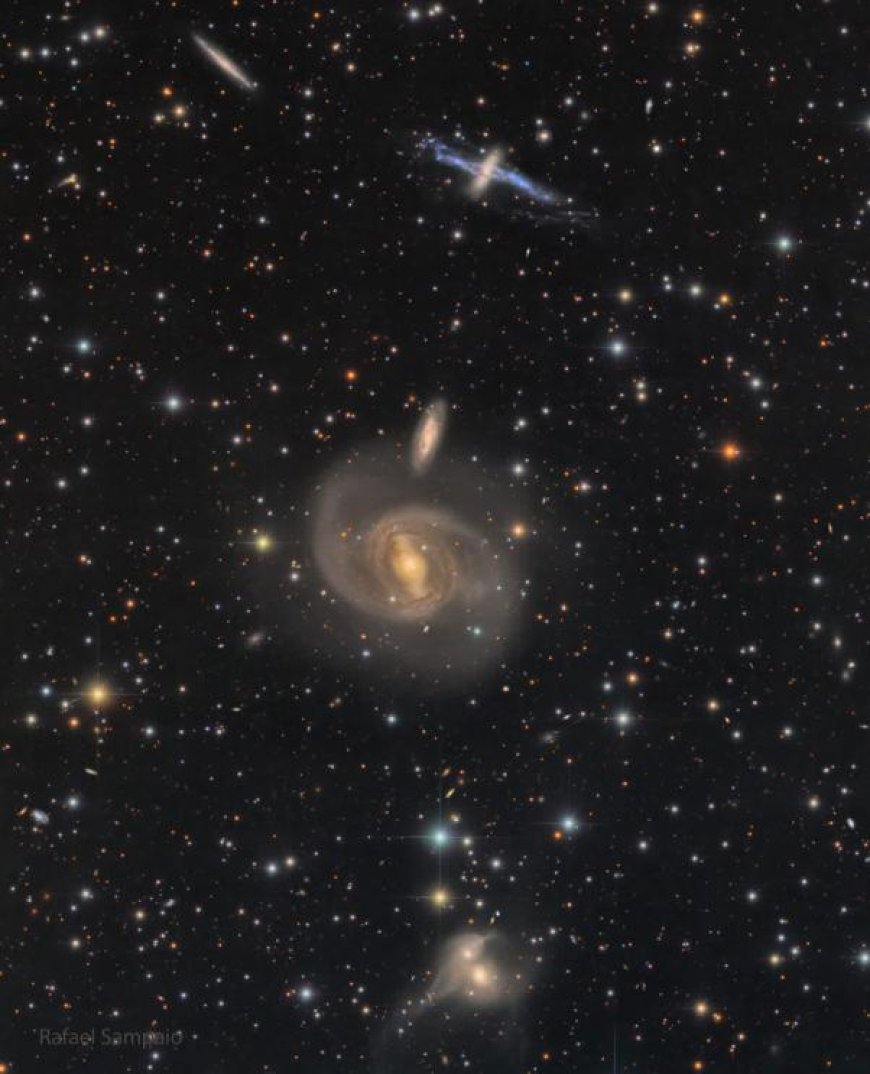 Three galaxy pairs
