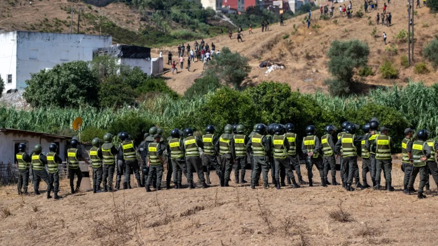 Moroccan forces intercept mass migrant movement near Ceuta